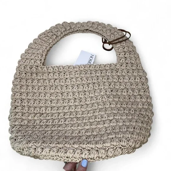 JW ANDERSON Large Popcorn Basket Woven Tote - Natural NWT - Picture 4 of 14